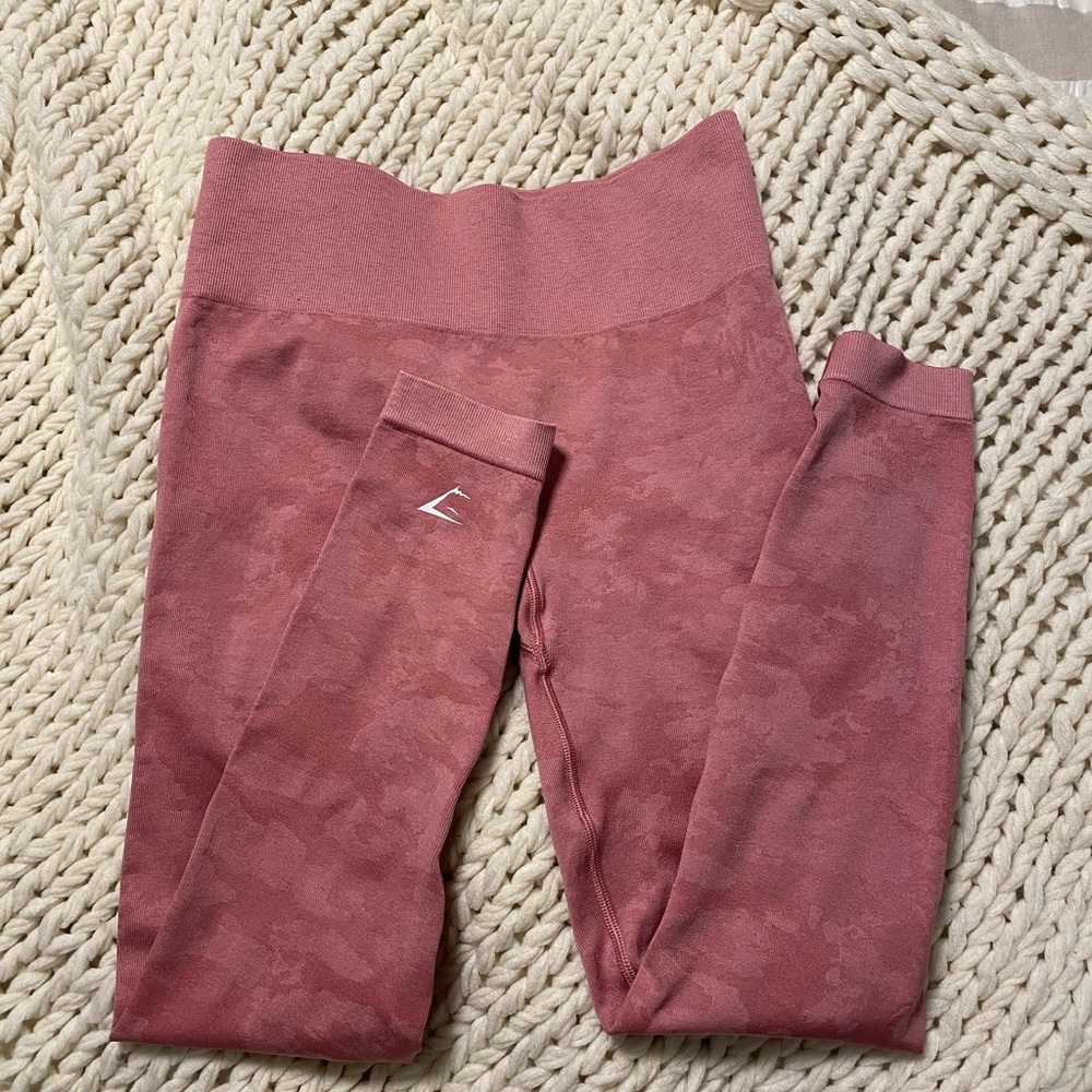 Amazing condition gymshark camo seamless leggings